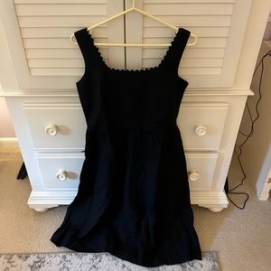 Ann Taylor Black Ruffle Petite Dress- NEW WITH TAGS!